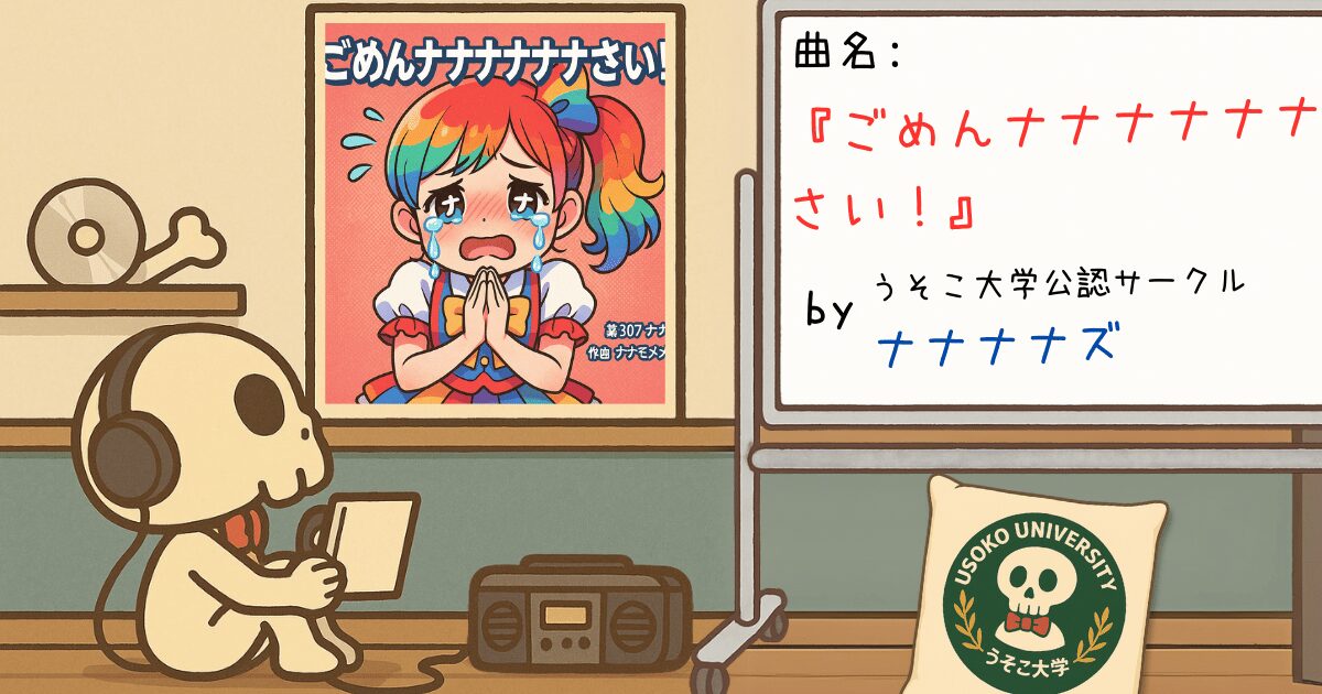 『ごめんナナナナナナさい！』楽曲レビュー｜ナナナナズ